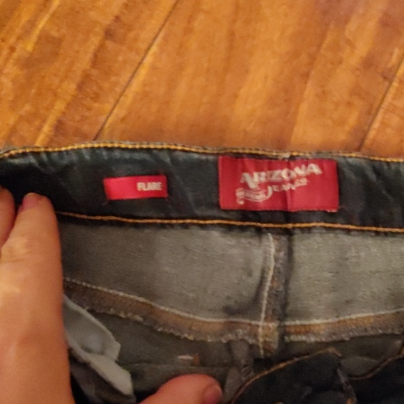 Girls destructed flare jeans - Picture 3 of 5